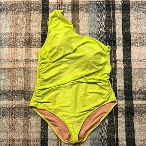 NWOT J Crew One-Shoulder Swimsuit